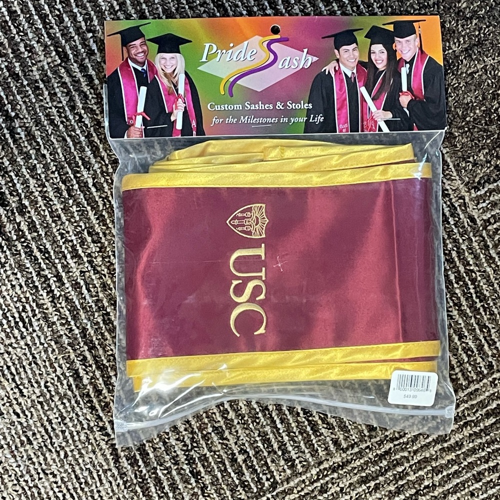 USC graduation sash - brand new!